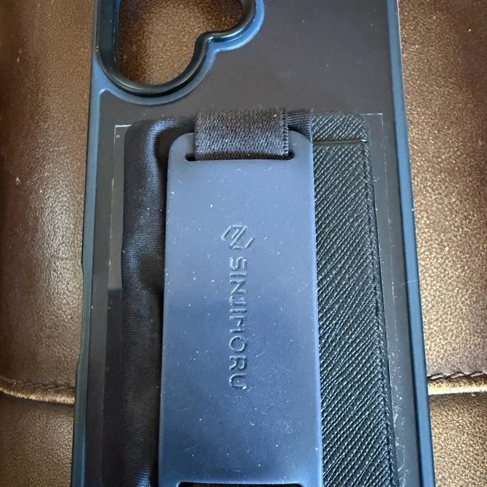 Black Phone Grip Case